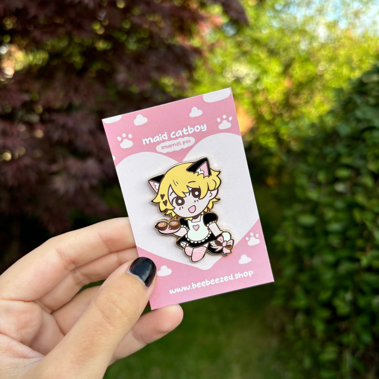 Maid Catboy Enamel Pin