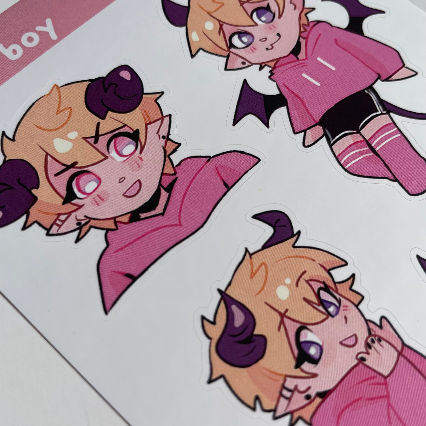 Demon Boy Sticker Sheet