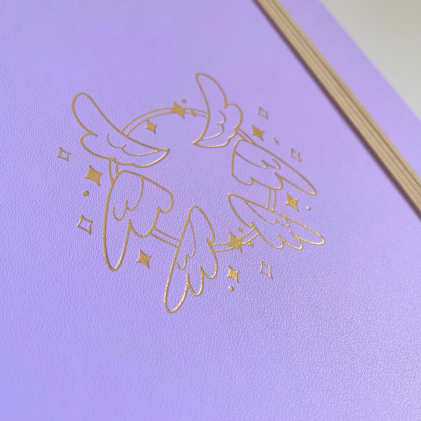 Gold Foil Angel Journal