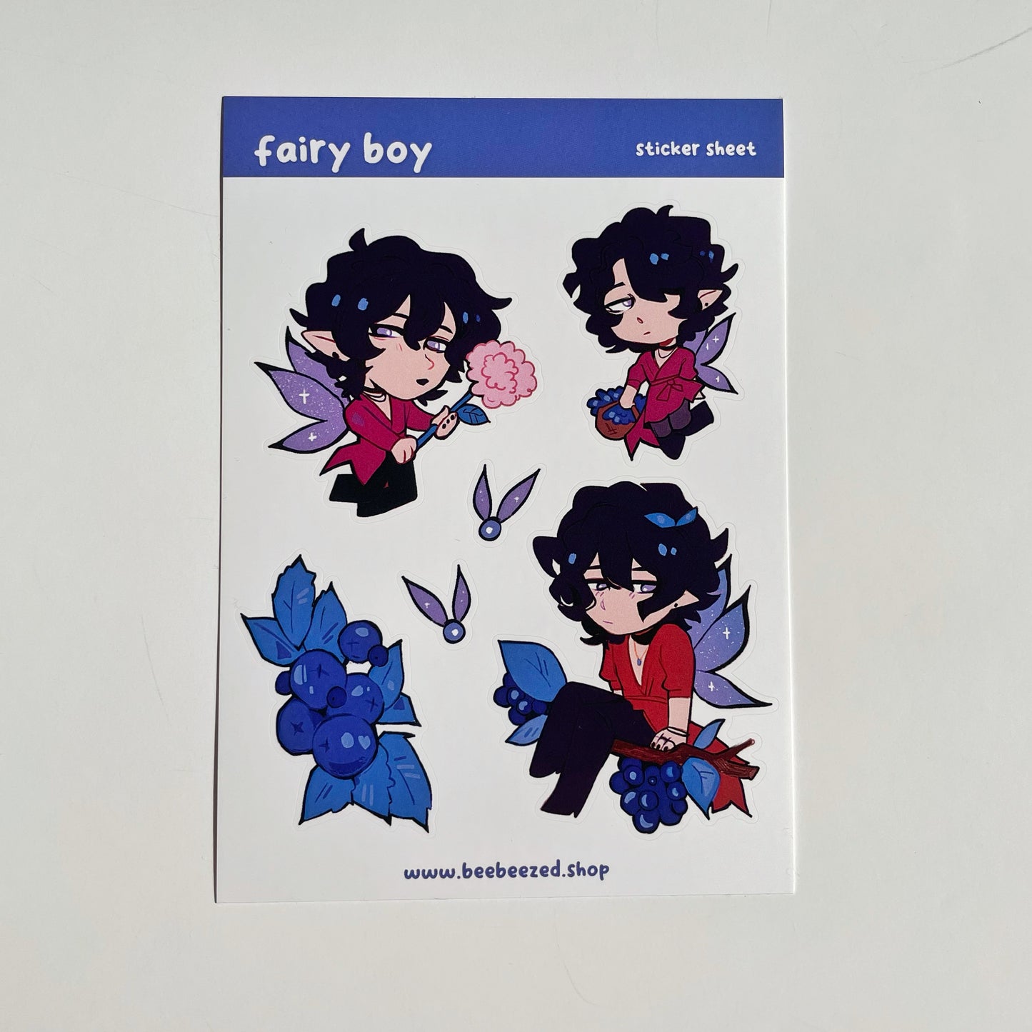 Fairy Boy Sticker Sheet