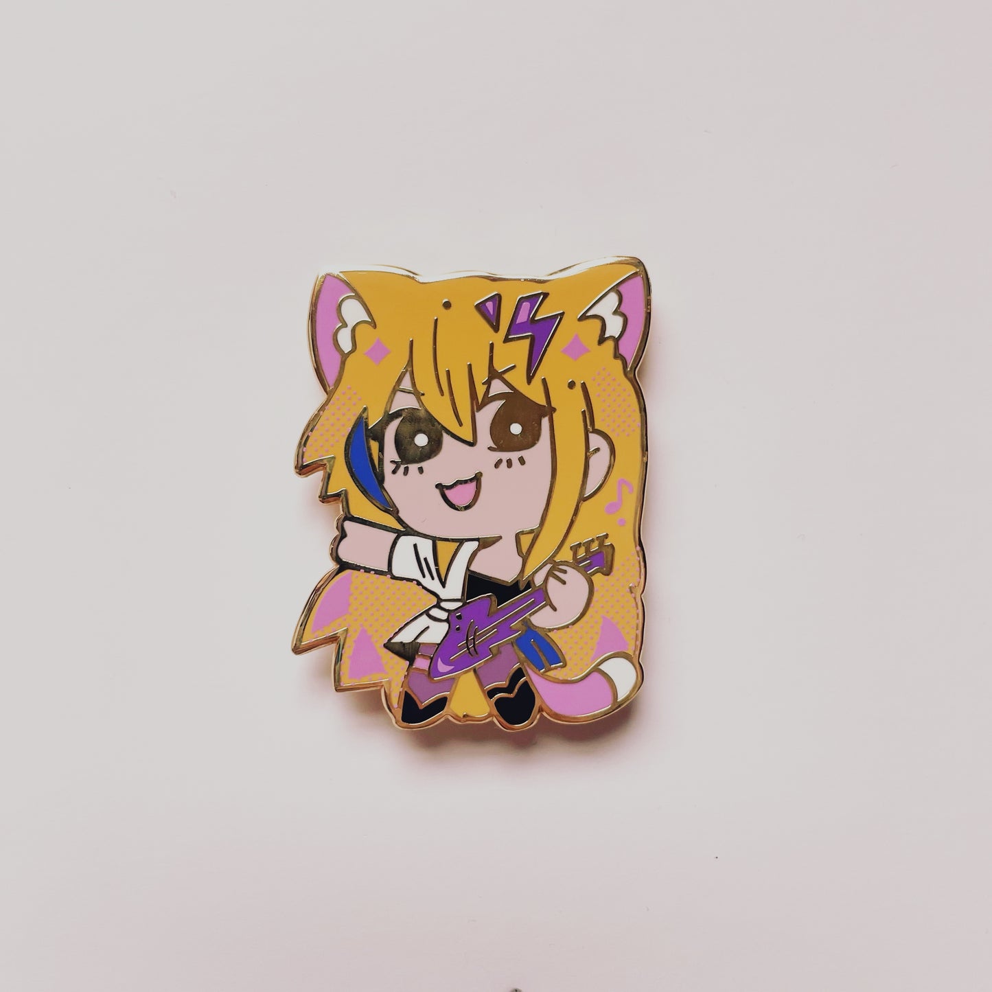 Serval Enamel Pin