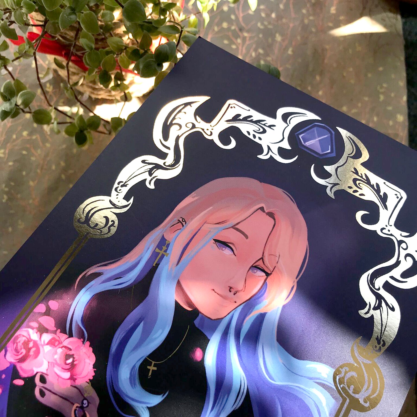 Laz Finn Gold Foil Print (A5)