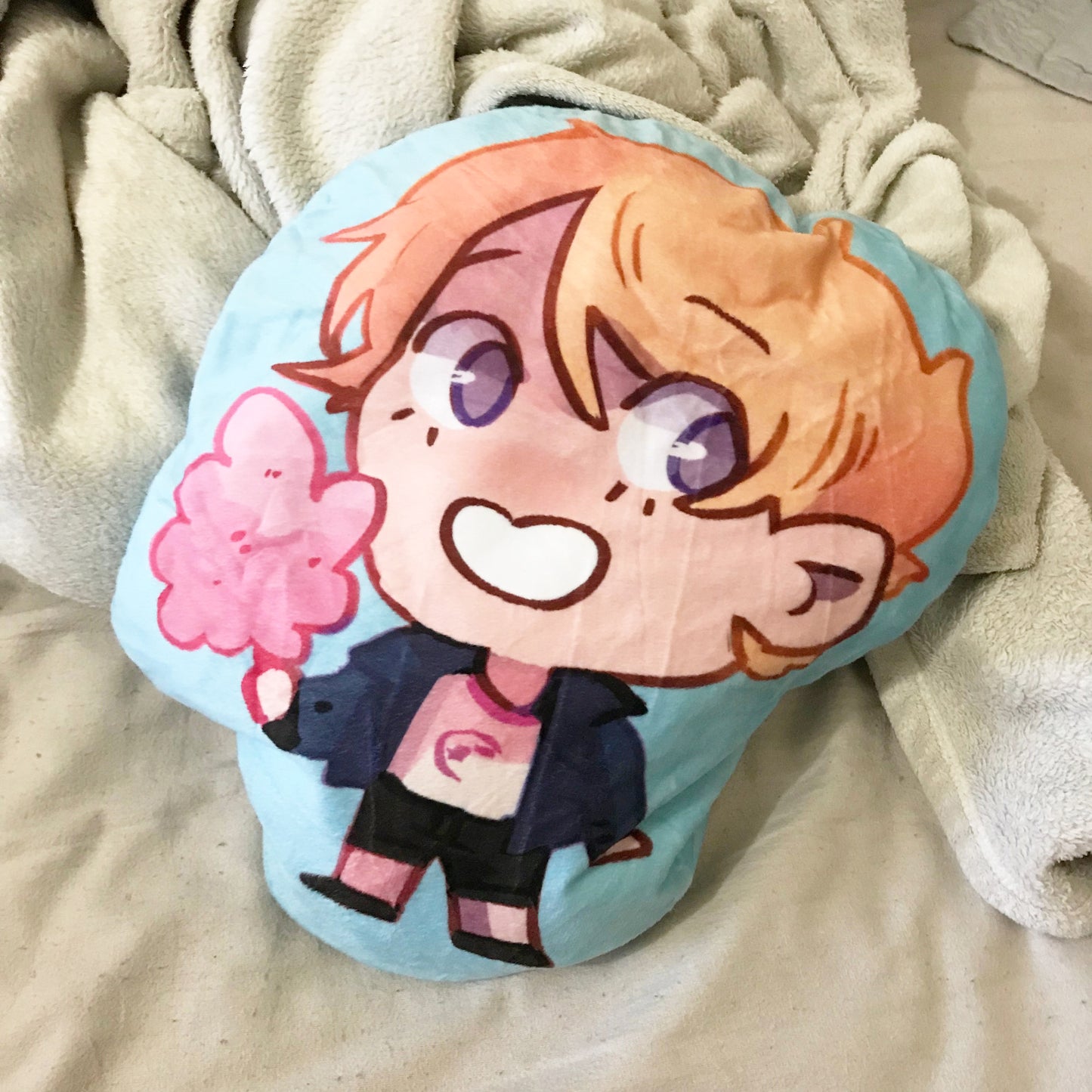 Cotton Candy Connor Soft Plush Pillow