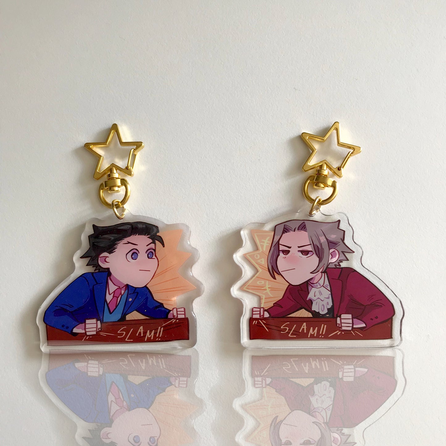 Ace Attorney Desk Slam Charm