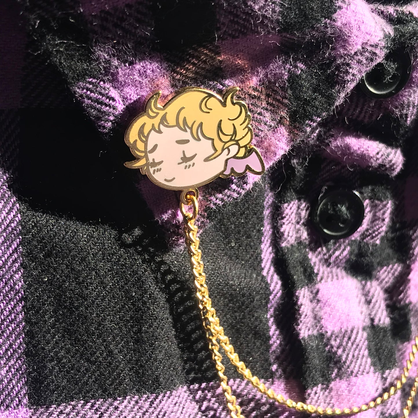Good Omens Enamel Collar Pins
