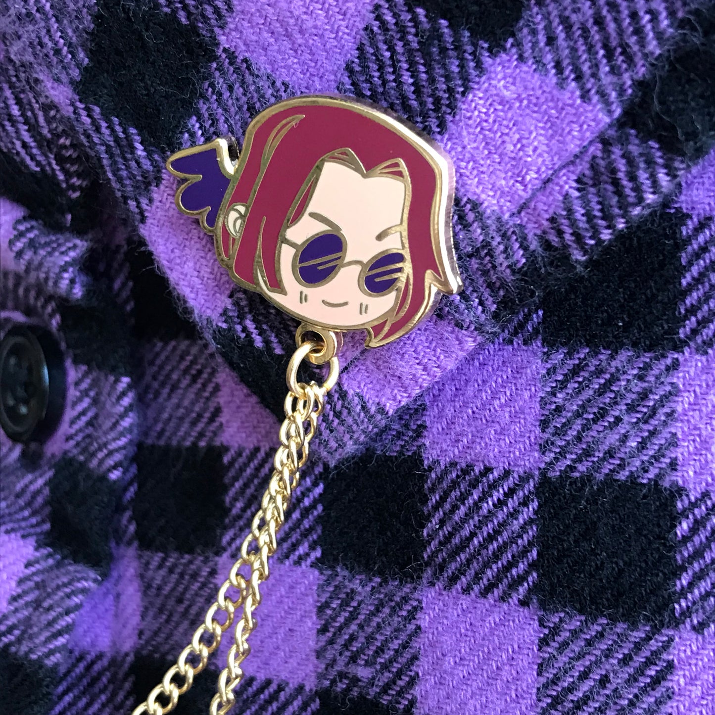 Good Omens Enamel Collar Pins