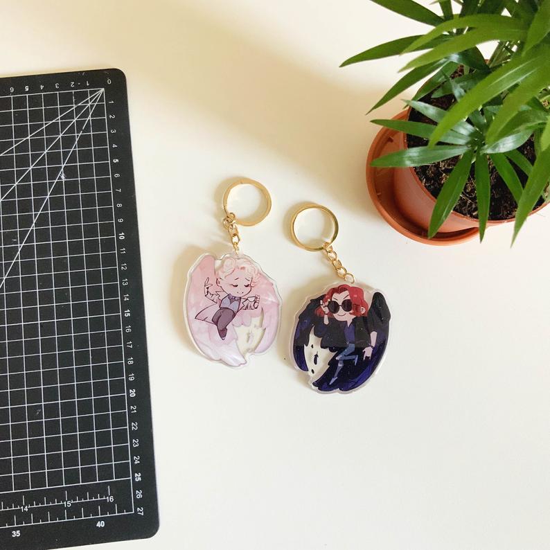 Good Omens Double Sided Charm