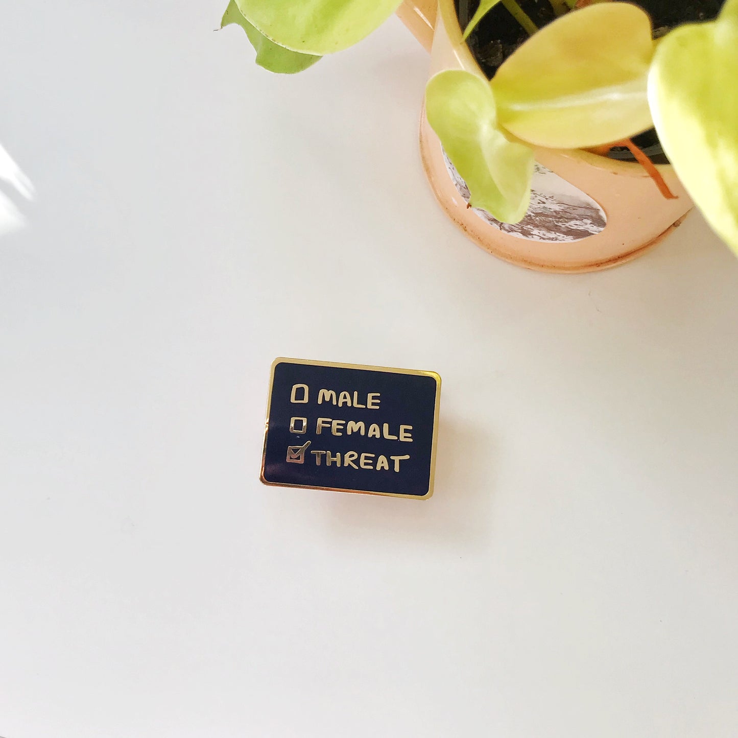 Threat Enamel Pin