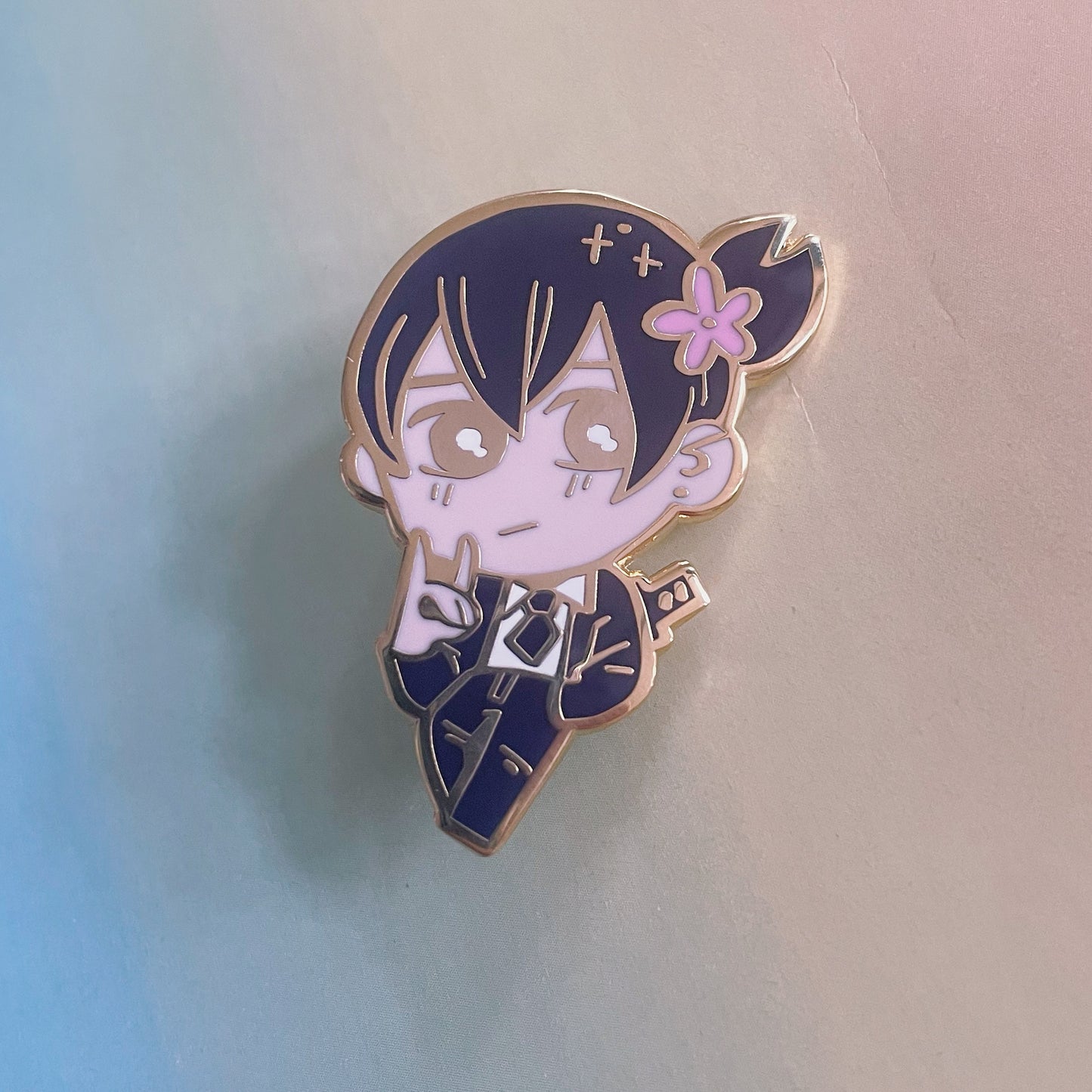 Aki Enamel Pin