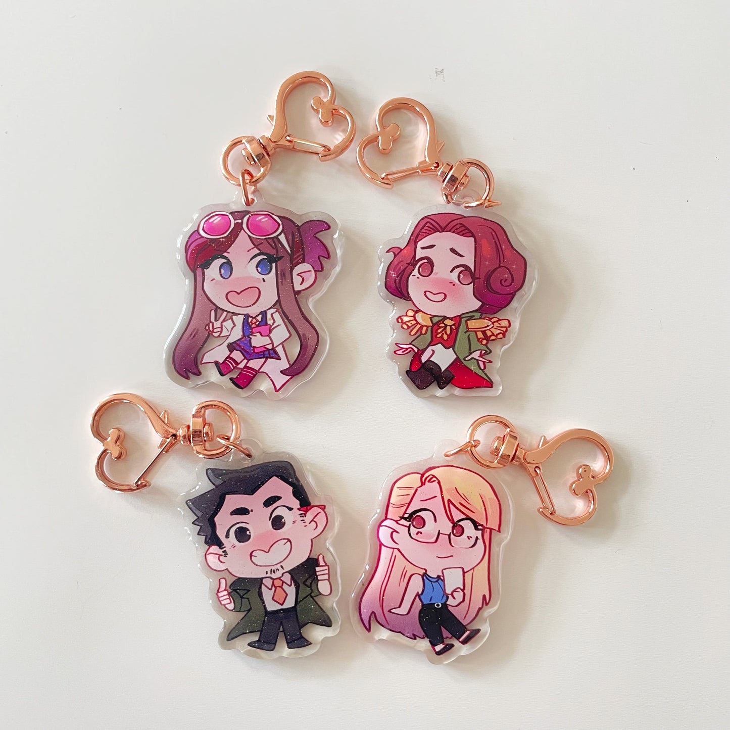 Ace Attorney Mini Charms