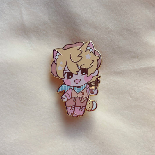 Cowboy Catboy Enamel Pin