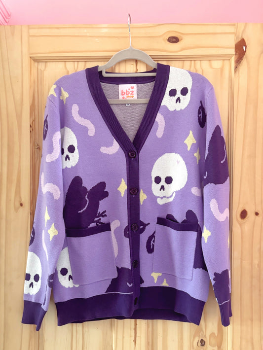 Raven and Skull Cardigan