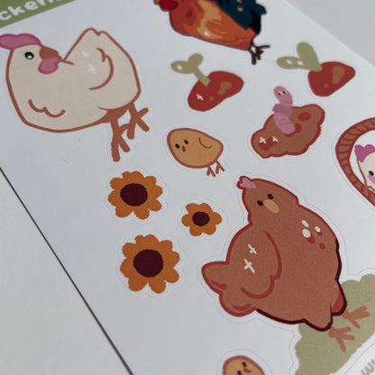 Chickens Sticker Sheet