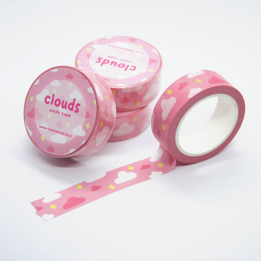 Pink Clouds Washi Tape