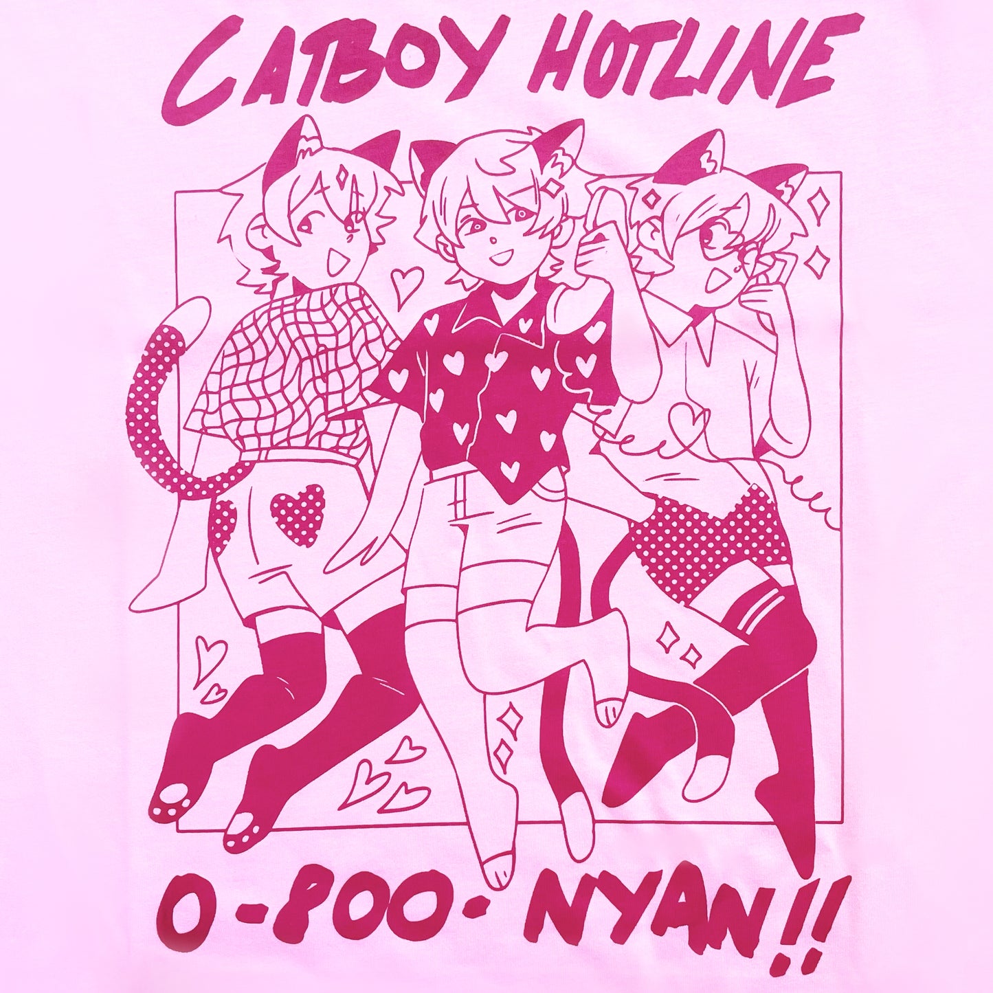 Catboy Hotline Tee