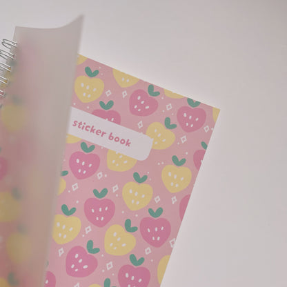 Strawberry Sticker Collecting Book