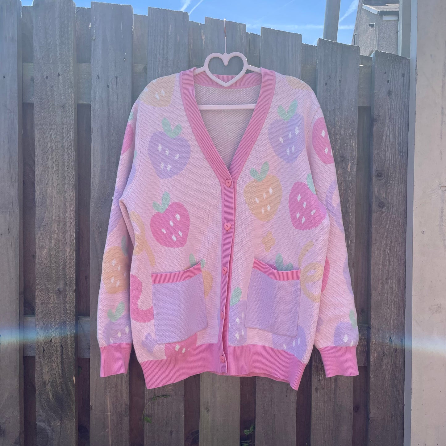 Strawberry Party Cardigan