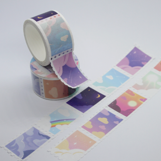 Cloudy Skies Stamp Washi Tape