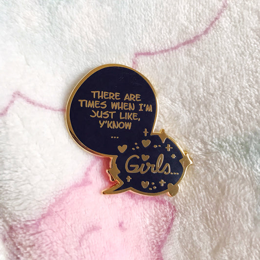 Girls Enamel Pin