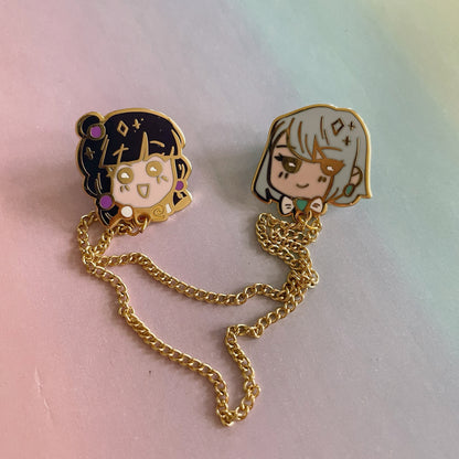 Franmaya Enamel Collar Pins