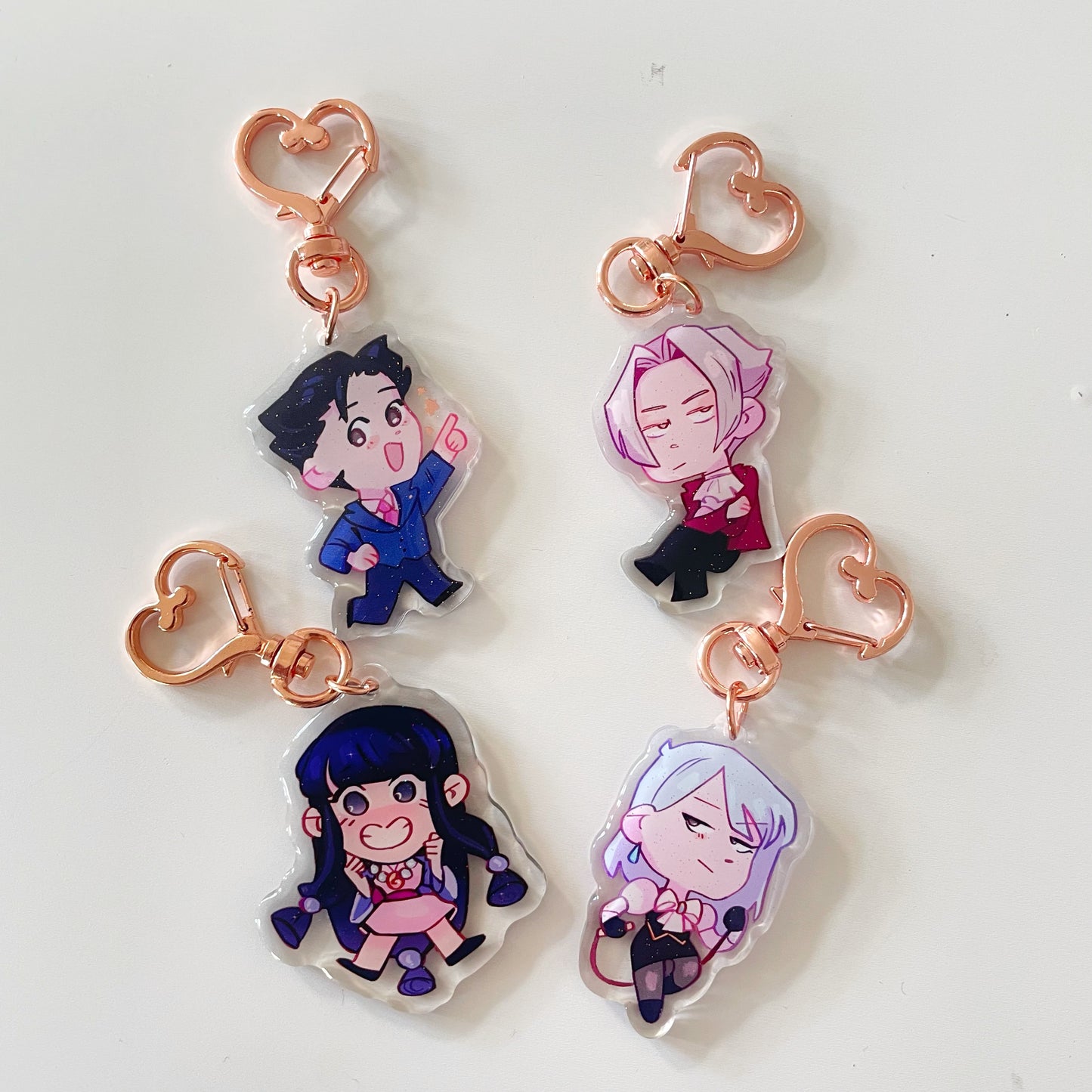 Ace Attorney Mini Charms